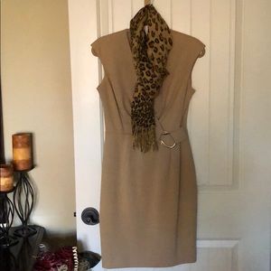 SALE 🍾 Calvin Klein professional tan dress